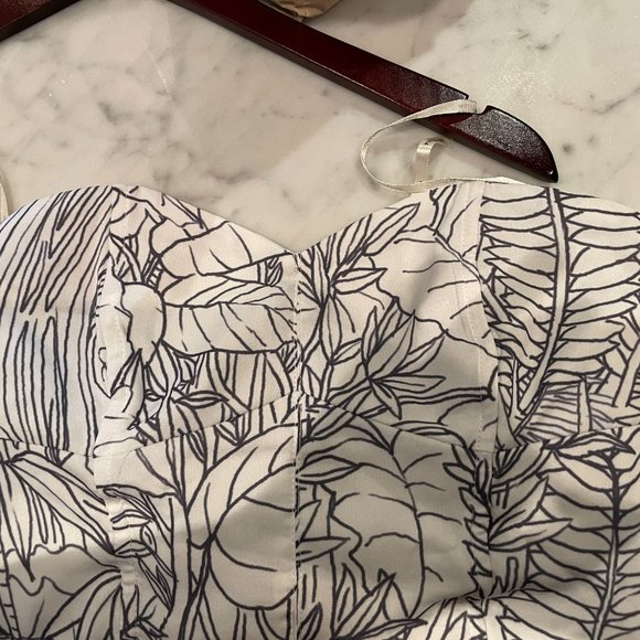 Pink Martini 'Dina' Strapless Floral Print Mini Dress XS - Picture 3 of 3